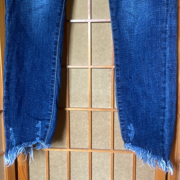 KanCan Jeans Distressed Button Fly Blue Jeans - Picture 3 of 15